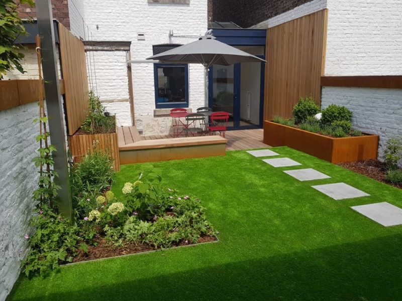 Petit jardin en ville, cosy et fonctionnel JeanPhilippe Feuillen